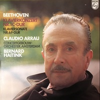 Philips : Arrau - Beethoven Concerto No. 1, Sonata No. 6